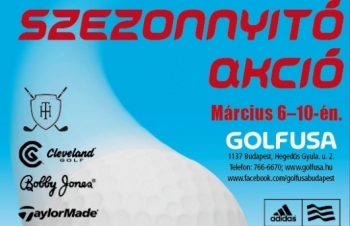 Szezonnyitó akció GolfUSA-ban!
