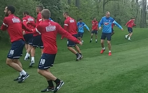 A bajnok Videoton footgolffal ünnepelt