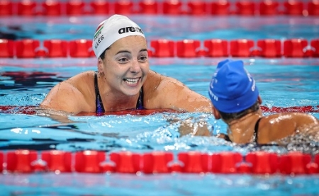 Illés Fanni ezüstérmes 100 méteres mellúszásban