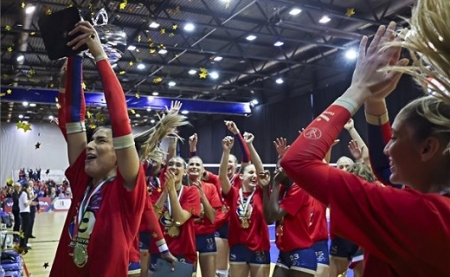 Sorozatban harmadszor bajnok a Vasas