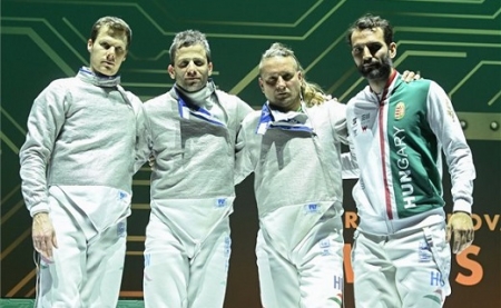 Negyedik helyen végzett a magyar férfi kardcsapat