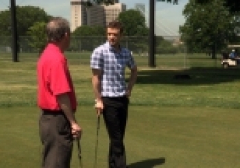 Pályán Bill Penningtonnal