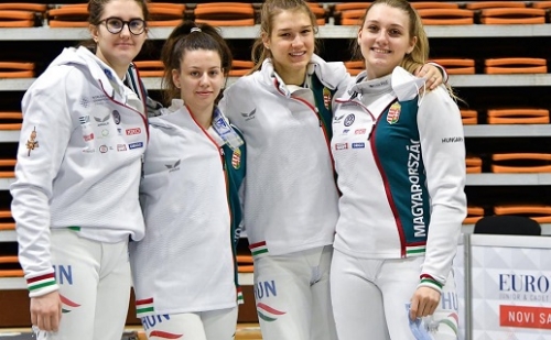 Aranyérmes a női párbajtőrcsapat