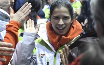 Történelmi aranyat nyert a magyar gyorskorcsolyázó